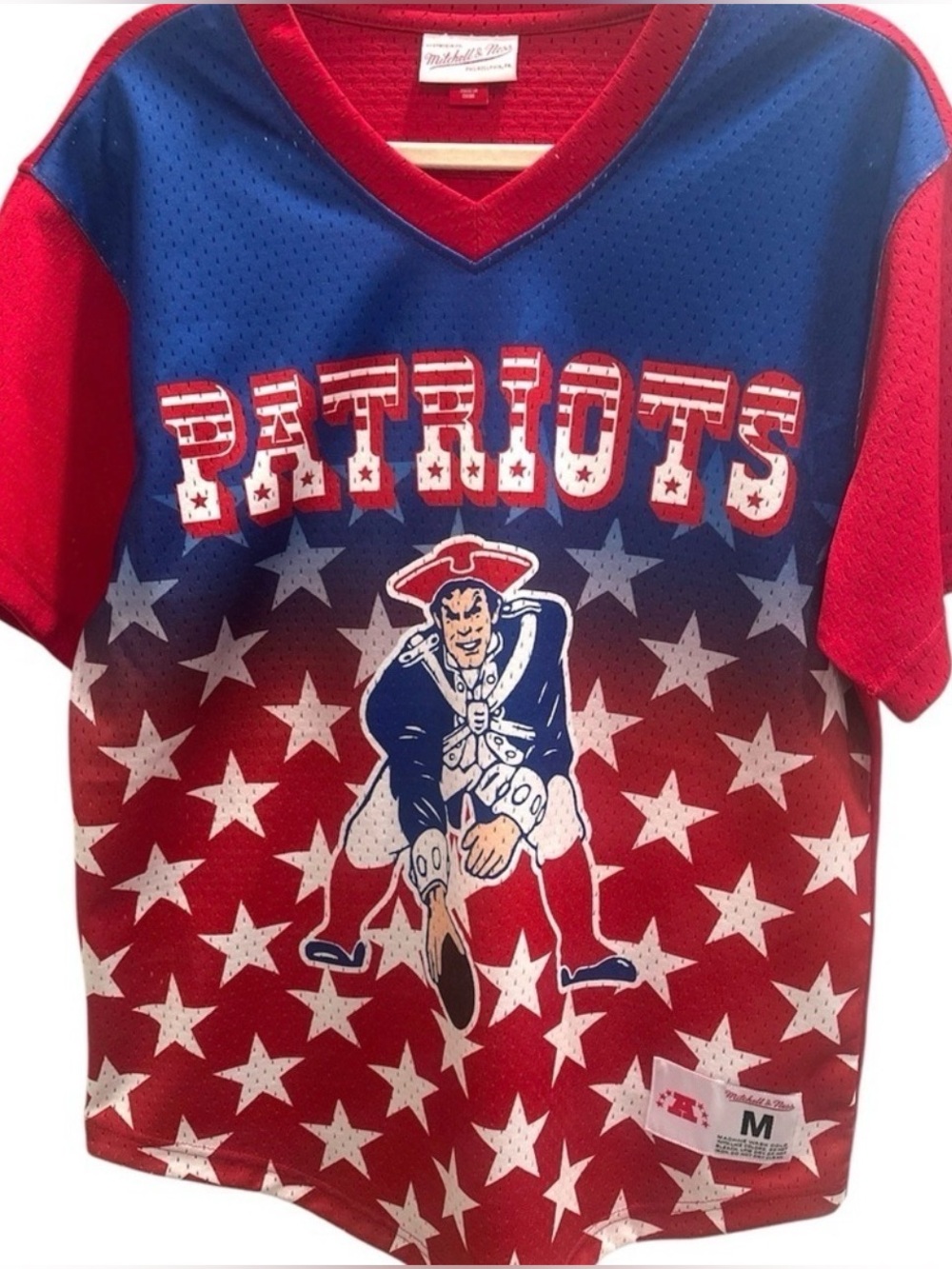 Mitchell & Ness New England Patriots Jersey - Size Medium Athletic Memorabilia